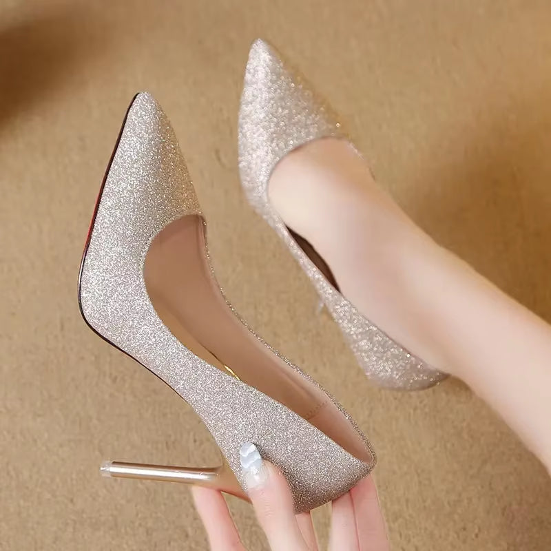 Woman High Heels Pumps 10Cm 