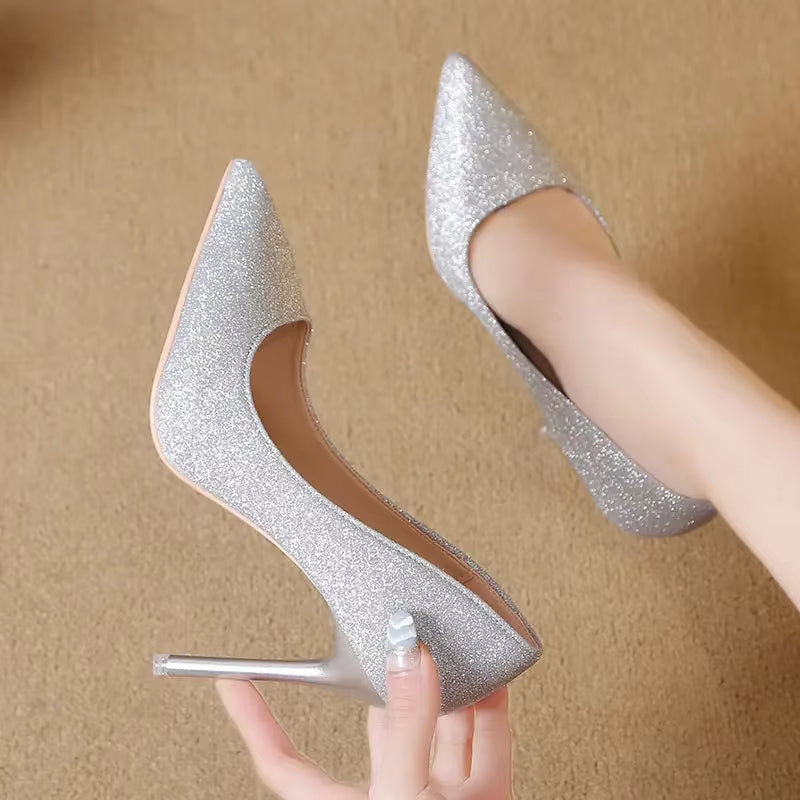 Woman High Heels Pumps 10Cm 